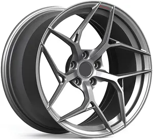 Car wheel 18 inches black 5 * 112 aluminum alloy forged car wheels,19 17inch 17x9 inch sports rims
