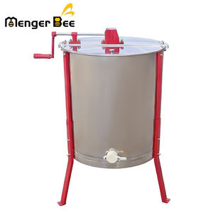 Extracteur de miel manuel Dadant à 4 cadres en acier inoxydable pour une utilisation facile et une récolte efficace du miel - Product Image 5