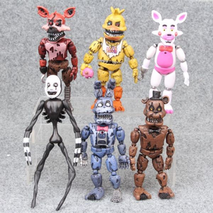 GY 6pcs/batch 6 Génération <span class=keywords><strong>Five</strong></span> Nights <span class=keywords><strong>at</strong></span> <span class=keywords><strong>Freddy</strong></span> Toys Gift Collective Dolls Party Decor Fnaf Action Figures PVC <span class=keywords><strong>Anime</strong></span> Unisex - Product Image 6