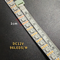 Bande LED RGB programmable WS2815 12V haute luminosité, découpe libre, flexible, pour projets d'éclairage extérieur de bâtiments