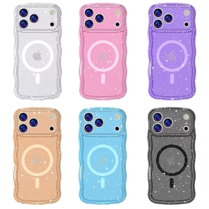 Coque <span class=keywords><strong>de</strong></span> protection magnétique antichoc <span class=keywords><strong>de</strong></span> luxe pour iPhone 17 Pro Max, motif vague, élégante et tendance - Product Image 2