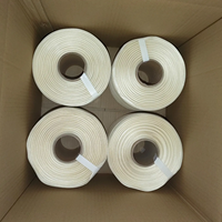 Usine 9mm bande thermofusible matériau PET collé résistant à l'eau personnalisable largeur épaisseur manuel emballage sangle Standard