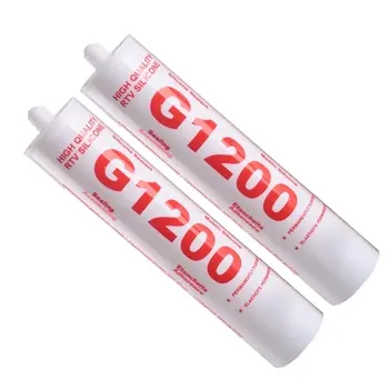 cheap 300ml tube rtv GP acid Silicone Sealant transparent anti-fungal acetoxy silicone sealant for windows and doors