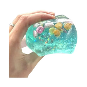 Adults <b>Squishy</b> Ocean Blocks Stress Balls Autism Sensory Toys Stress Anxiety Relief Fidget Toys Maltose Water Ball Gifts Bulk - Product Image 4
