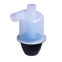 Collecteur de poussière cyclonique transparent, calibre 50 mm, T10, élimination de la poussière à haute efficacité, adapté aux aspirateurs