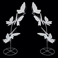 Décoration de mariage Papillon Lumineux : Centre de table moderne et luxueux fait main pour salles de banquet d'hôtels d'élite