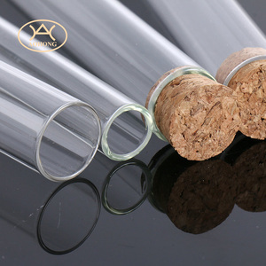 10mm 12mm 13mm 15mm 18mm 20mm कस्टम आकार पारदर्शी स्पष्ट दौर फ्लैट नीचे borosilicate कांच टेस्ट ट्यूब - Product Image 6