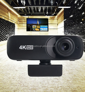 Caméra <span class=keywords><strong>sans</strong></span> <span class=keywords><strong>fil</strong></span> de haute qualité, 360 degrés, caméra de sécurité domestique noire, <span class=keywords><strong>webcam</strong></span> USB 4k avec microphone - Product Image 6