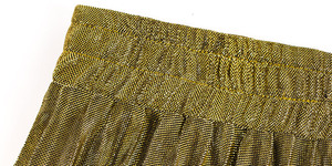 <span class=keywords><strong>Jupe</strong></span> longue plissée <span class=keywords><strong>dorée</strong></span> taille haute décontractée pour <span class=keywords><strong>femme</strong></span> MANNI, idéale pour l'été - Product Image 6