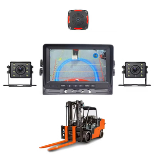 Cámara de seguridad para montacargas AI, clasificación IP69K, detección de vehículos peatonales, alarma de voz de advertencia extendida, compatibilidad con Monitor Central - Product Image 3