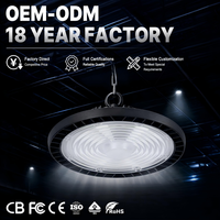 Lampe LED UFO à capteur micro-ondes dimmable pour hall industriel, AC100-260V 120W 180W, économe en énergie, pour atelier et marché industriel
