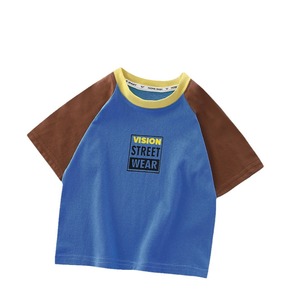 Camiseta de Verano de Manga Corta para Niños Medianos y Grandes, con Bloques de Color, Estilo Elegante, para Niños y Niñas, de Algodón - Product Image 6