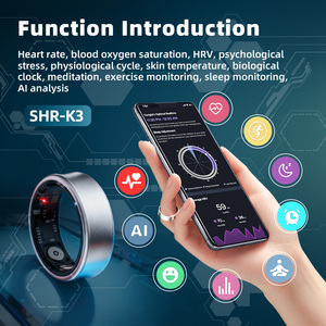 แหวนอัจฉริยะ SHR Health Care วิเคราะห์ด้วย AI วัดอัตราการเต้นของหัวใจ ตรวจสอบการนอนหลับ ติดตามกิจกรรมออกกำลังกายหลากหลายประเภท สมาร์ทริง แอป K3 2026 1. ใช้พลังงาน AI - Product Image 3