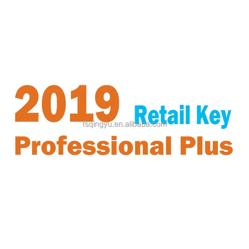 2019 Pro Plus Retail Key 100% Activation en ligne 2019 Professional Plus Clé numérique Envoyer par Ali Chat Page