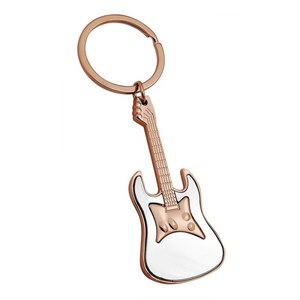 Llavero de Metal y Goma ROS con Forma de Guitarra - Product Image 1