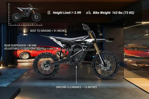 Motocicleta Todoterreno Altis 35AH, Motor de 72V 13kW, Alta Velocidad 62MPH, Motocross para Distribuidores - Product Image 5