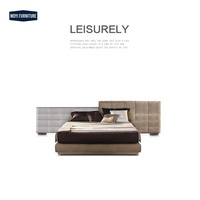 Luxuriöses Queen-Bett Italienisches Luxus-Schlafzimmer-Set Möbel Neueste Designs King-Size-Rahmen Moderne Gepolsterte Betten