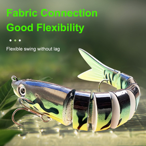 Ensemble de pêche transfrontalier 19g, composé de 8 leurres durs artificiels Mino Pencil multi-sections avec hameçons rigides, matériel de pêche Luya, fournitures de pêche très demandées - Product Image 4