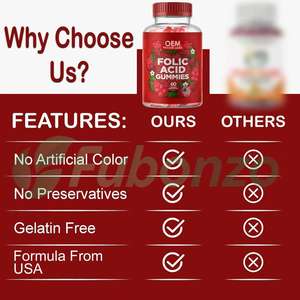 วิตามินรวมสำหรับสตรีมี<span class=keywords><strong>ครรภ์</strong></span> รสผลไม้  400mcg กรดโฟลิก  แบบเยลลี่  ช่วยเสริมการเจริญเติบโตและ<span class=keywords><strong>พัฒนาการ</strong></span><span class=keywords><strong>ของ</strong></span><span class=keywords><strong>ทารก</strong></span> สำหรับผู้หญิง  60 เม็ด - Product Image 3