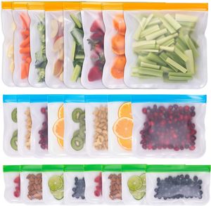 Sac de conservation alimentaire réutilisable en silicone PEVA sans BPA de qualité alimentaire pour enfants, pour fruits, sandwichs et collations - Product Image 3