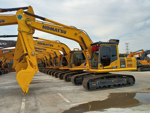 Motor de alta potencia KOMATSU Excavadora grande de orugas hidráulicas usadas al por mayor 20ton PC200 Excavadora de cubo de segunda mano - Product Image 2