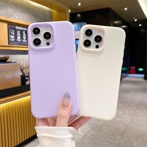 Ốp điện thoại silicone lỏng màu sắc dễ thương, cấp thực phẩm, dành cho iPhone X 11 12 13 14 15 16 Pro Max - Product Image 3