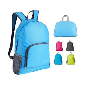 Wholesale Cheap Camping Hiking Travel School Bag Outdoor Lightweight Durable Nylon Travel Foldable Backpack