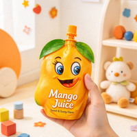 Sachets souples à bec verseur personnalisés CM Cute Design pour emballage alimentaire de jus et boissons liquides, vente en gros