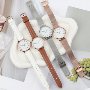 Các Nhà Sản Xuất Số Lượng Lớn Biểu Tượng Tùy Chỉnh Dây Đeo Đồng Hồ Vòng Quay Số Con Trỏ Phụ Nữ Thạch Anh Đồng Hồ - Product Image 2