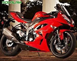Kits de Carenado para <span class=keywords><strong>Kawasaki</strong></span> <span class=keywords><strong>Ninja</strong></span> ZX6R 2009 <span class=keywords><strong>2010</strong></span> 2011 2012 <span class=keywords><strong>636</strong></span> ZX 6R ZX636 ZX6R <span class=keywords><strong>636</strong></span>, Carenados Rojos - Product Image 1