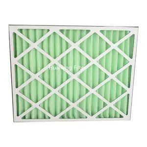 Huahang supply high performance air cleaning Hepa filter pleat customization air conditioning Panel filter element