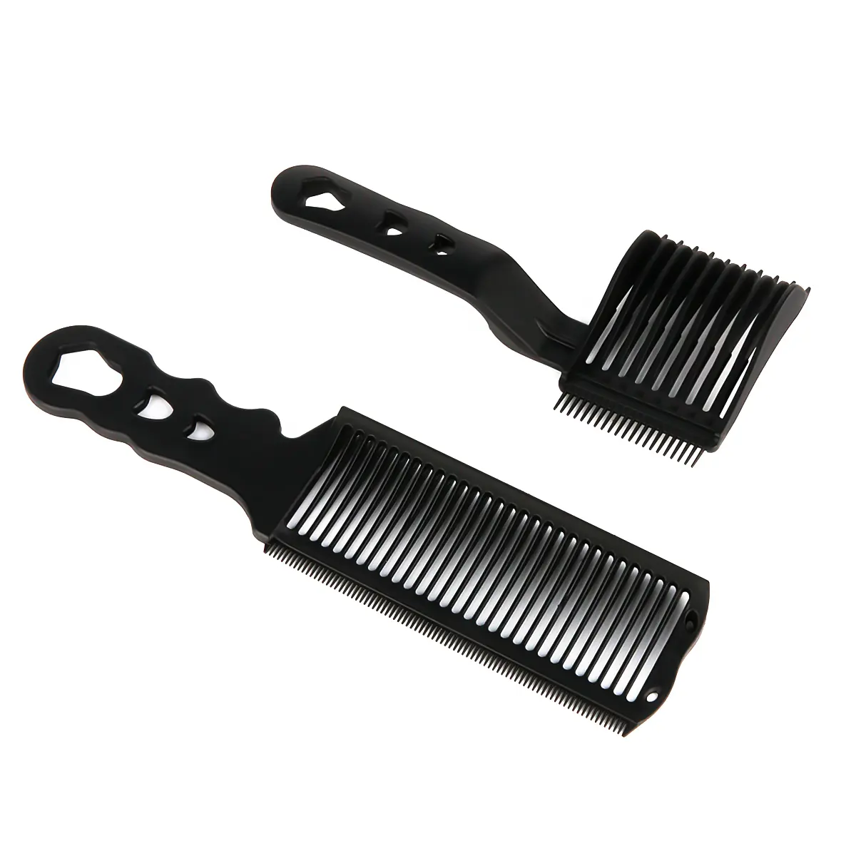 Offre Spéciale plat hommes cheveux huile peigne antistatique amélioré outils de coiffure en Fiber de carbone barbier coupe peigne