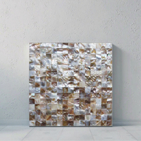 Vente en gros de mosaïques de 300x300 mm sur le thème de l'océan, design coquillage, Foshan, imperméables, texture 3D, carreaux pour maison de plage