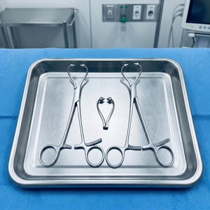 Pinza para toallas Backhaus de acero inoxidable de primera calidad A.R.I SURGICAL INSTRUMENTS, pinza de precisión para fijación de paños quirúrgicos - Product Image 3