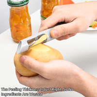 Magic Custom 3 In 1 Multifunctionele Plastic Fruit En Groente Peeler Cutter