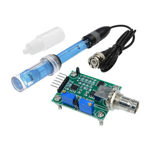 Modulo di Test pH per Monitoraggio Qualità Acqua e Terreno, Rilevamento Concentrazione pH Basato su Sensore, Modulo di Controllo, Range pH 0-14 - Product Image 1