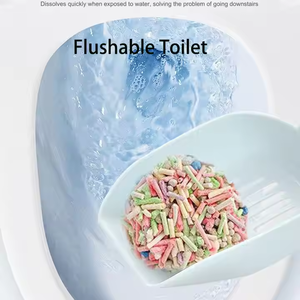 Kendini temizleme çöp kutuları için çok kedi dostu ile nazik Tofu kedi kumu koku kontrolü Tofu kedi kumu - Product Image 3