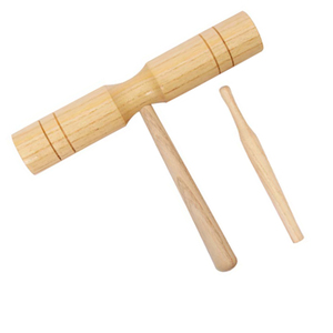 Bán buôn chuyên nghiệp cụ gõ agogo gỗ khối giai điệu với leng keng Stick - Product Image 3
