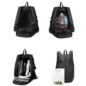 Sac à dos de moto multifonctionnel de grande capacité, imperméable, style tendance, sac de motard, sac pour casque de moto, sac à dos de moto - Product Image 5