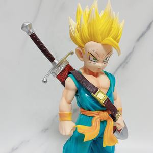 ฟิกเกอร์ตัวการ์ตูนรูปแบบตัวการ์ตูน goku gogeta gogeta ผมสีฟ้าบรรจุกล่อง - Product Image 4