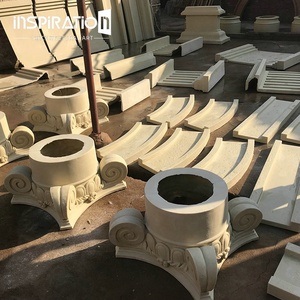 Cổ Điển Kiến Trúc Ngoài Trời Lớn Trang Trí Đúc Đá Cột Gfrc Trụ Cột Cho Biệt Thự Biệt Thự - Product Image 1