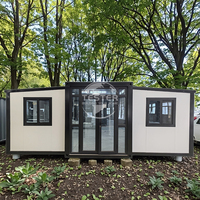 Maisons préfabriquées extensibles de luxe, maisons mobiles préfabriquées, maisons portables de luxe, isolation améliorée, conteneur de 40 pieds