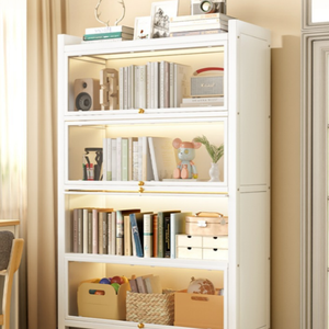 Étagère de cuisine multi-niveaux <span class=keywords><strong>à</strong></span> fond plat, meuble de rangement hermétique pour poêles et friteuses <span class=keywords><strong>à</strong></span> air, support métallique anti-poussière, vente directe usine - Product Image 2