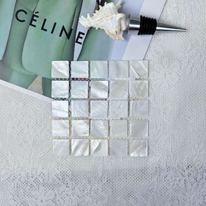 Sous-verres carrés <span class=keywords><strong>en</strong></span> coquille <span class=keywords><strong>de</strong></span> conque naturelle, sous-verres isolés <span class=keywords><strong>en</strong></span> mosaïque, décoration <span class=keywords><strong>de</strong></span> salle d'accessoires <span class=keywords><strong>de</strong></span> photographie - Product Image 2