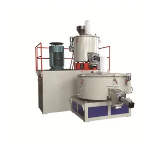 SHR 200/500 mesin pencampur panas dan dingin kecepatan tinggi dengan dayung tahan aus karbida tungsten baja tahan karat