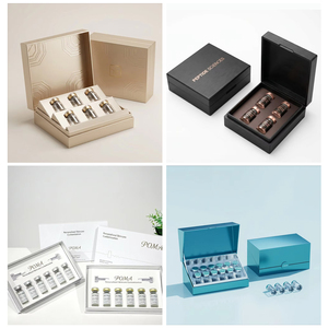 Custom Peptide Vial <strong>Box</strong> 2 <strong>Bottles</strong> Peptide Storage Packaging <strong>Box</strong> 3ml/5ml/10ml Glass Vials EVA Foam Facial Serum Caixa Peptideos - Product Image 4