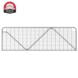 Heavy Duty Galvanized Metal Livestock Cattle Fence 12FT 16FT Farm <strong>Gates</strong> for Sale - Product Image 6
