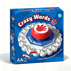 Jeu de société transfrontalier à boutons en plastique, rythme rapide, pour les meilleures ventes : Lettres Sauvages, Parfait pour les Réunions de Famille - Product Image 5