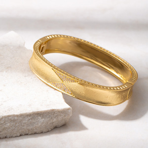 Square Bangle <b>Bracelet</b> Gold And Silver <b>Copper</b> Alloy Geometry Star Pattern Unisex Jewelry Gift - Product Image 2