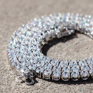 De latón de moda 3A + rhinestone directo collar grande collar de diamantes de imitación - Product Image 2